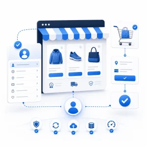 WooCommerce Customer Account Setup — WNYPress illustration
