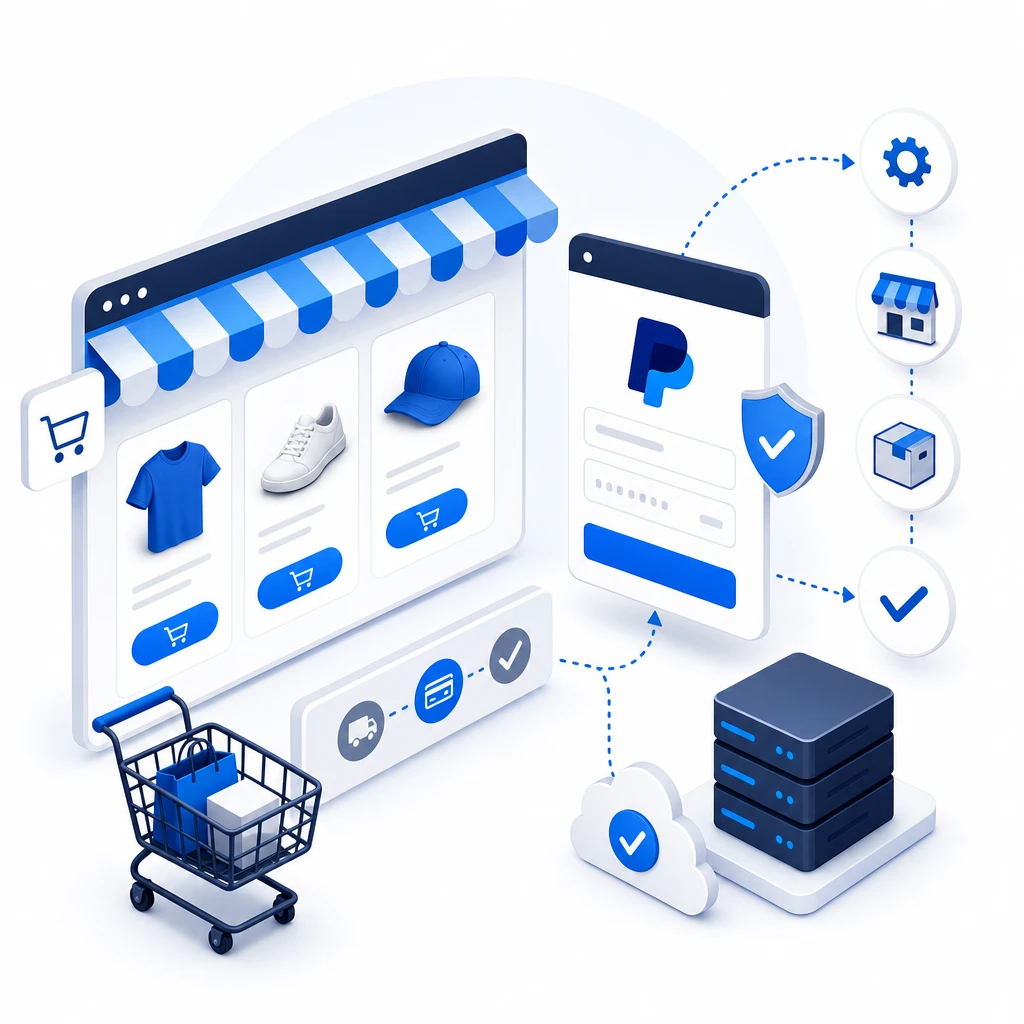 WooCommerce PayPal Setup — WNYPress illustration