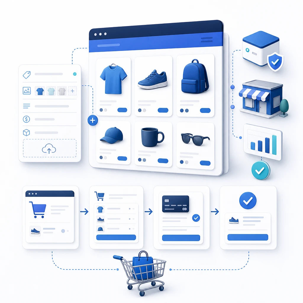 WooCommerce Product Catalog Setup — WNYPress illustration