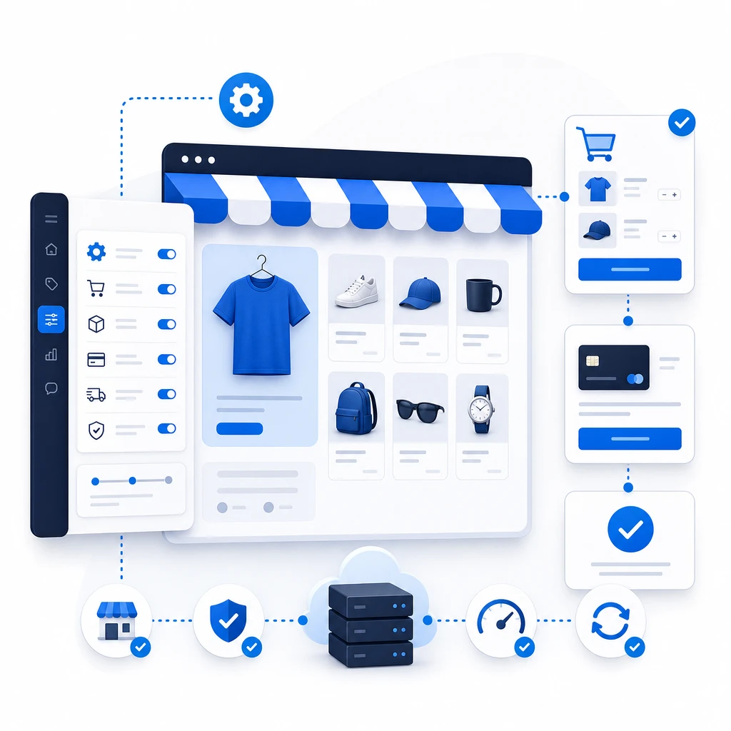 WooCommerce Store Configuration — WNYPress illustration
