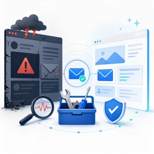 WordPress Email Delivery Repair — WNYPress illustration