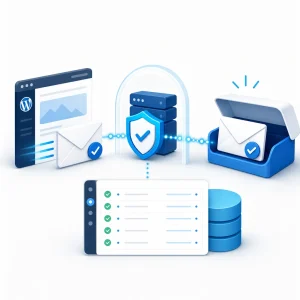 WordPress Email Logging Setup — WNYPress illustration