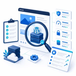 WordPress Hosting Audit — WNYPress illustration