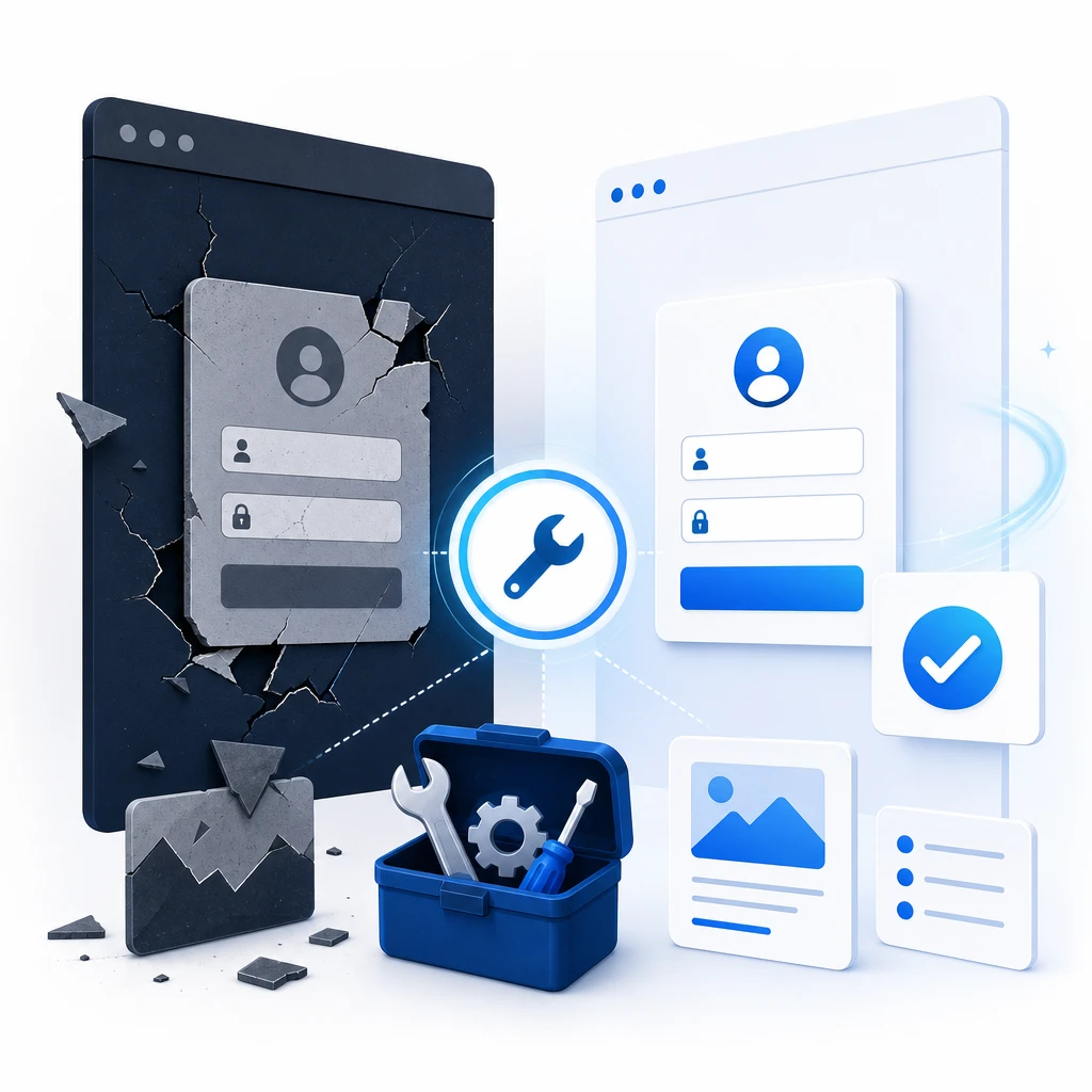 WordPress Login Repair — WNYPress illustration