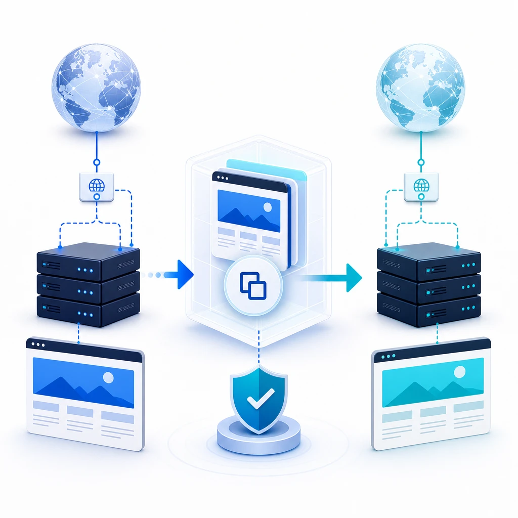 WordPress Site Clone — WNYPress illustration