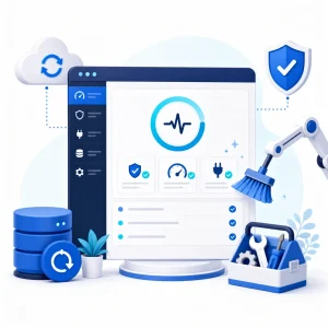 WordPress Site Health Review — WNYPress illustration