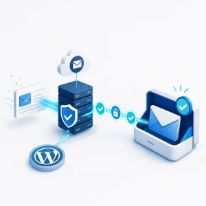 WordPress SMTP Setup — WNYPress illustration